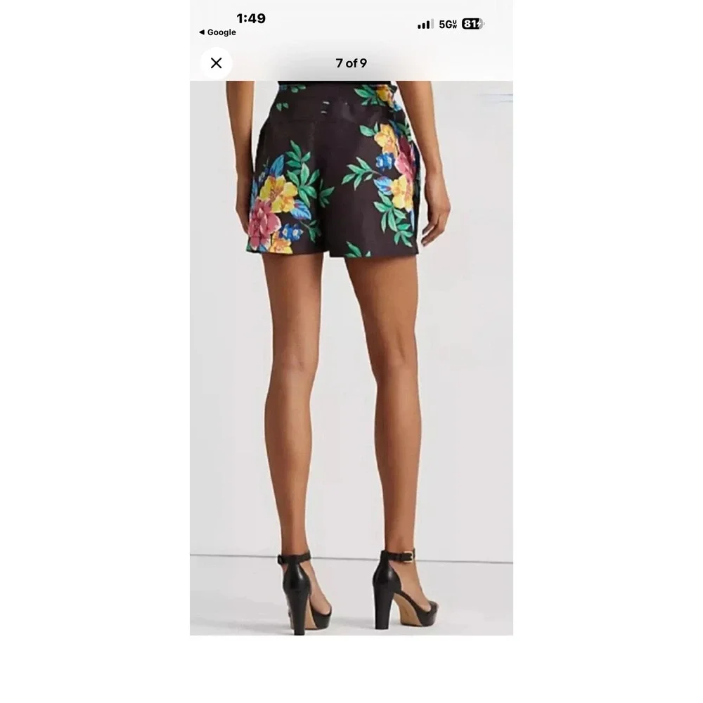 Lauren Ralph Lauren shorts plus Womens Tropical Floral Board resort pool 16W
